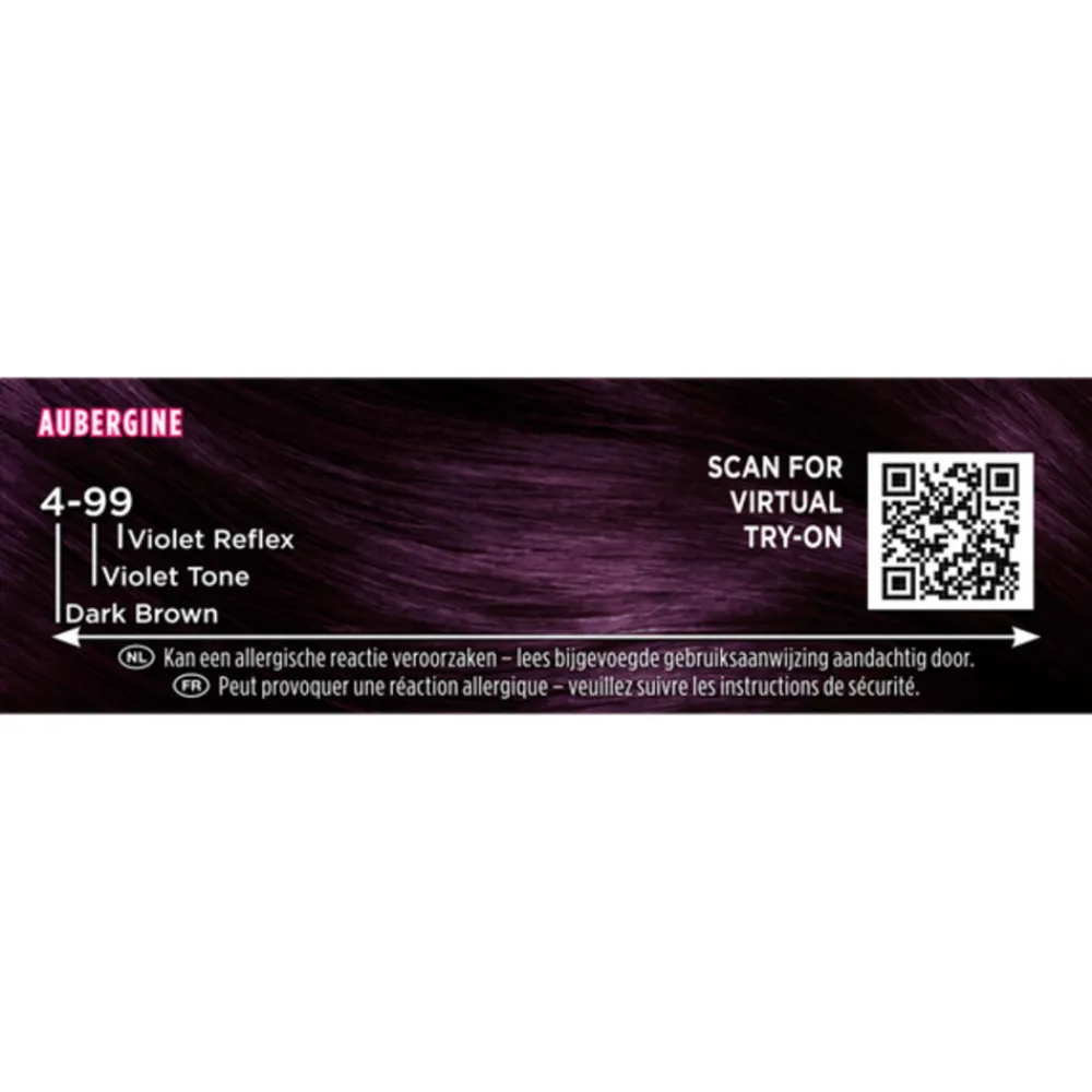 Online 3x Intensive Creme Haarkleuring 4-99 Aubergine Haarkleuring