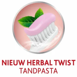 Outlet 3x Tandpasta Herbal Twist 75 ml Spoelen & Poetsen