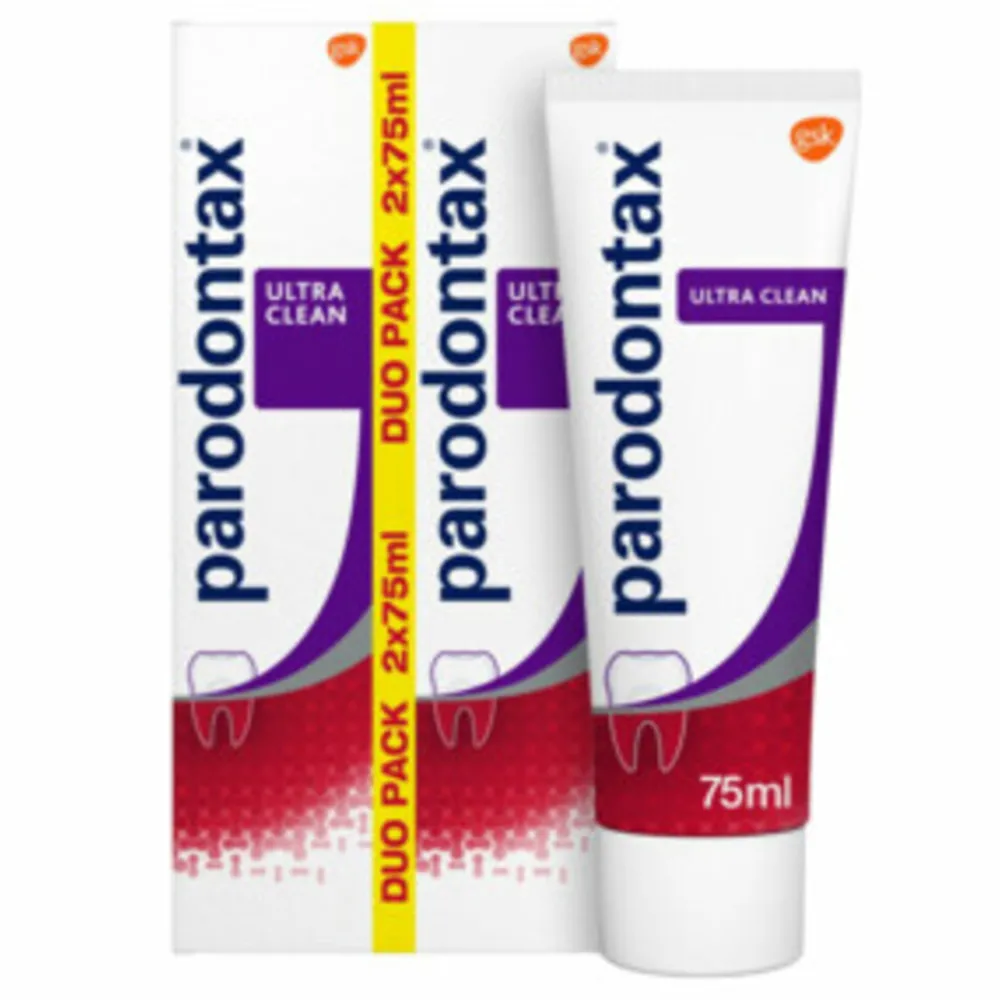Spoelen & Poetsen<Parodontax 6x Tandpasta Ultra Clean tegen Bloeden Tandvlees 2 x 75 ml