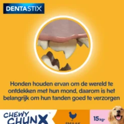Online 5x Dentastix Chewy Chunx Hondensnacks Maxi Kip 68 gr Snacks