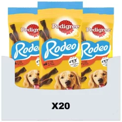 Snacks<Pedigree 20x Rodeo Kauwsticks Hondensnacks Rund 70 gr