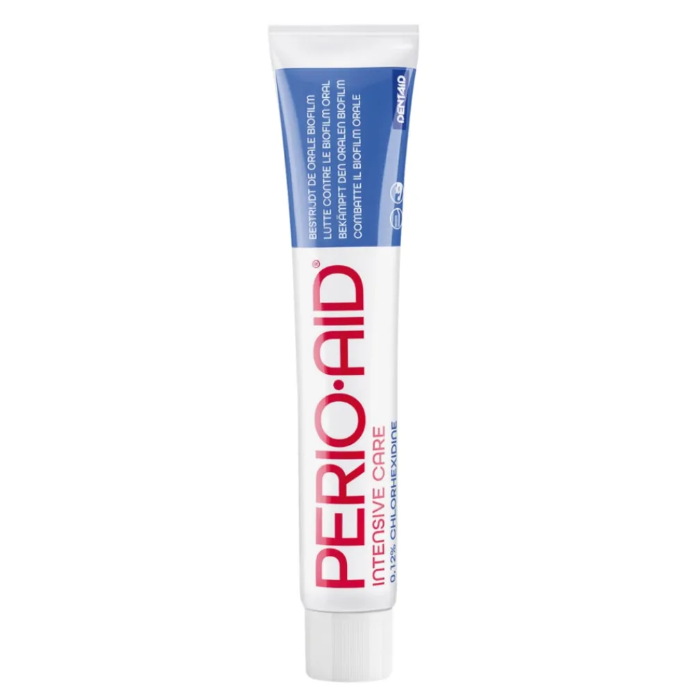 Specialistische Mondverzorging|Spoelen & Poetsen<PerioAid 3x Tandgel Intensive Care 0.12% CHX 75 ml