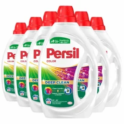 Wasmiddel<Persil 6x Wasmiddel Gel Color 19 Wasbeurten Gekleurde was 855 ml