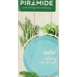 Thee<Piramide 3x Kruidenthee Bio Salie 20 stuks