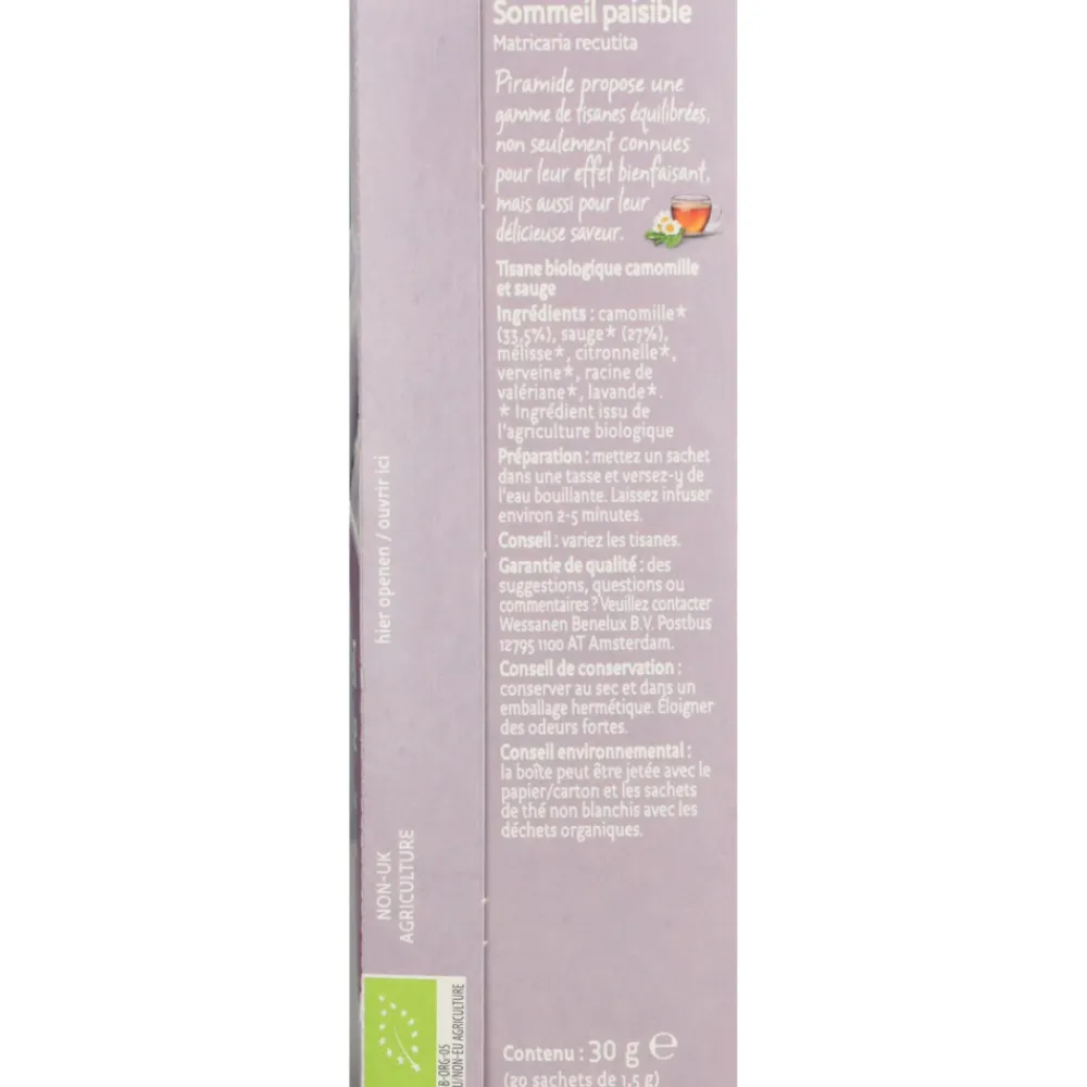 Discount 3x Lekker Slapen thee Bio 20 stuks Thee