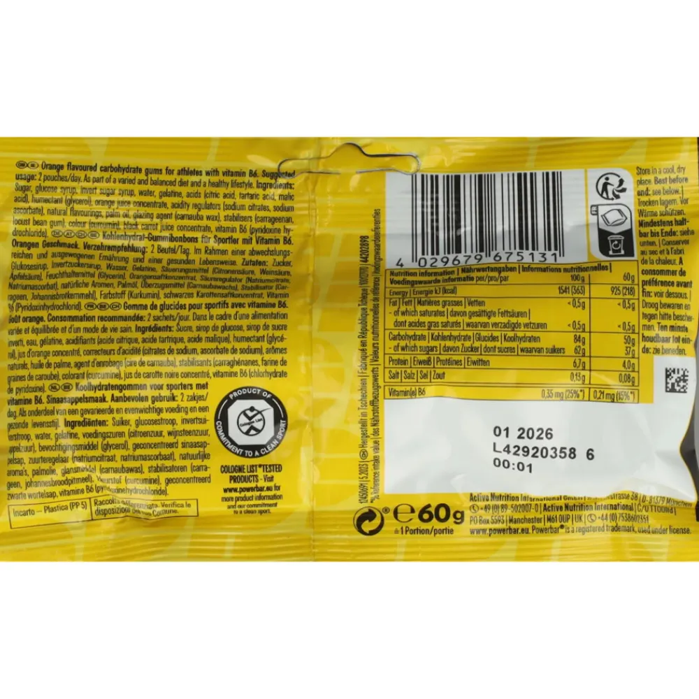 New 6x Powergel Shots Orange 60 gr Sportvoeding & Drank