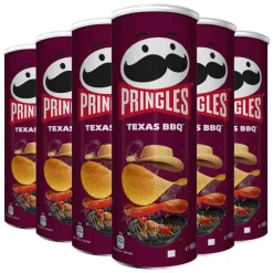 6x Chips Barbecue 165 gr^Pringles Hot
