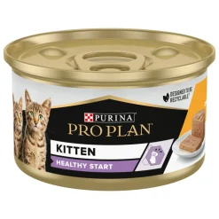 24x Cat Blik Mousse Kitten Kip 85 gr^Pro Plan
