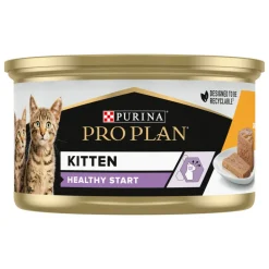 24x Cat Blik Mousse Kitten Kip 85 gr^Pro Plan