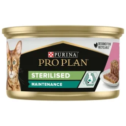 Kattenvoer<Pro Plan 24x Cat Blik Paté Sterilised Zalm & Tonijn 85 gr