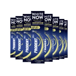 Specialistische Mondverzorging|Spoelen & Poetsen<Prodent 12x Tandpasta White Now Gold 75 ml