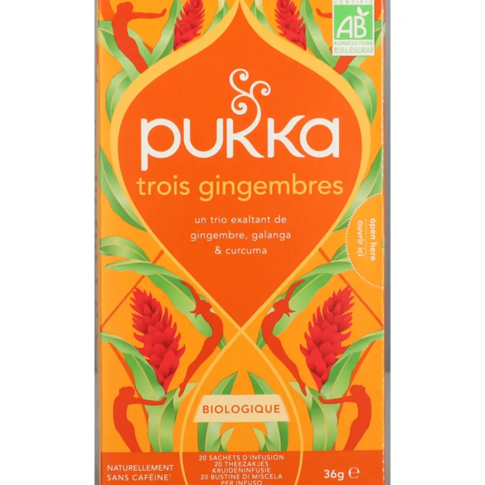 3x Thee Three Ginger 20 stuks^Pukka Clearance