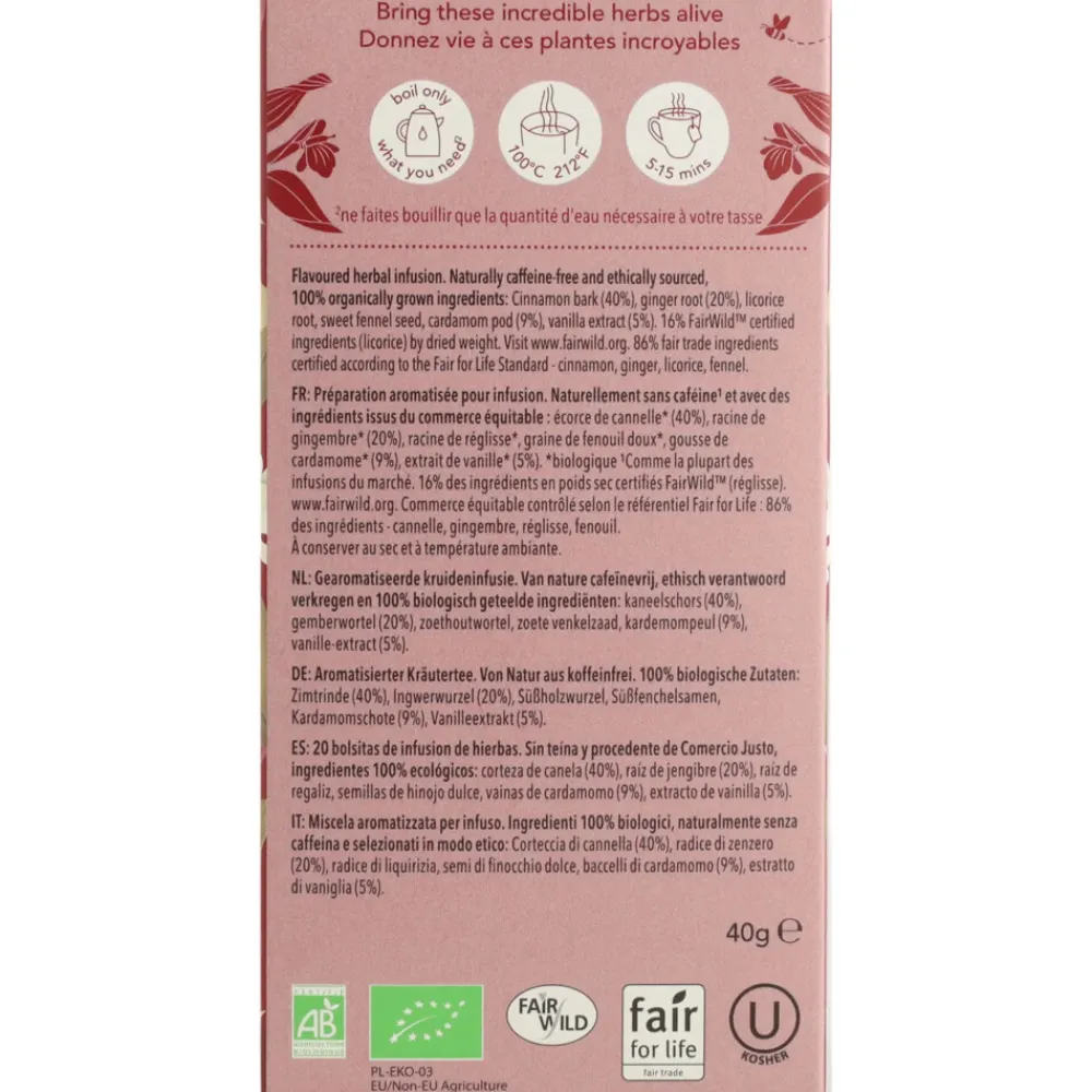 Discount 3x Thee Vanilla Chai 20 stuks Thee