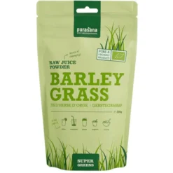 3x Gerstegras Rauw Sap Poeder Bio 200 gr^Purasana New