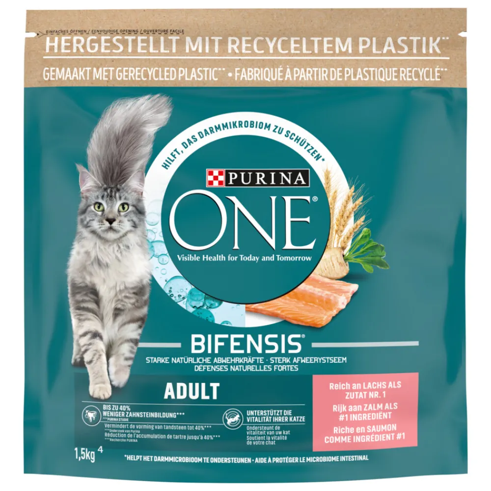 4x Adult Zalm - Volkoren Granen 1,5 kg^Purina ONE Clearance