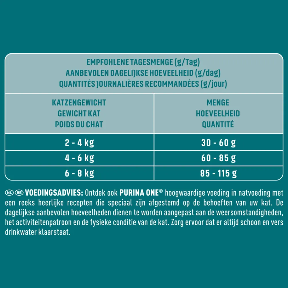 4x Adult Zalm - Volkoren Granen 1,5 kg^Purina ONE Clearance