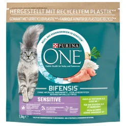 4x Sensitive Kalkoen 1,5 kg^Purina ONE New