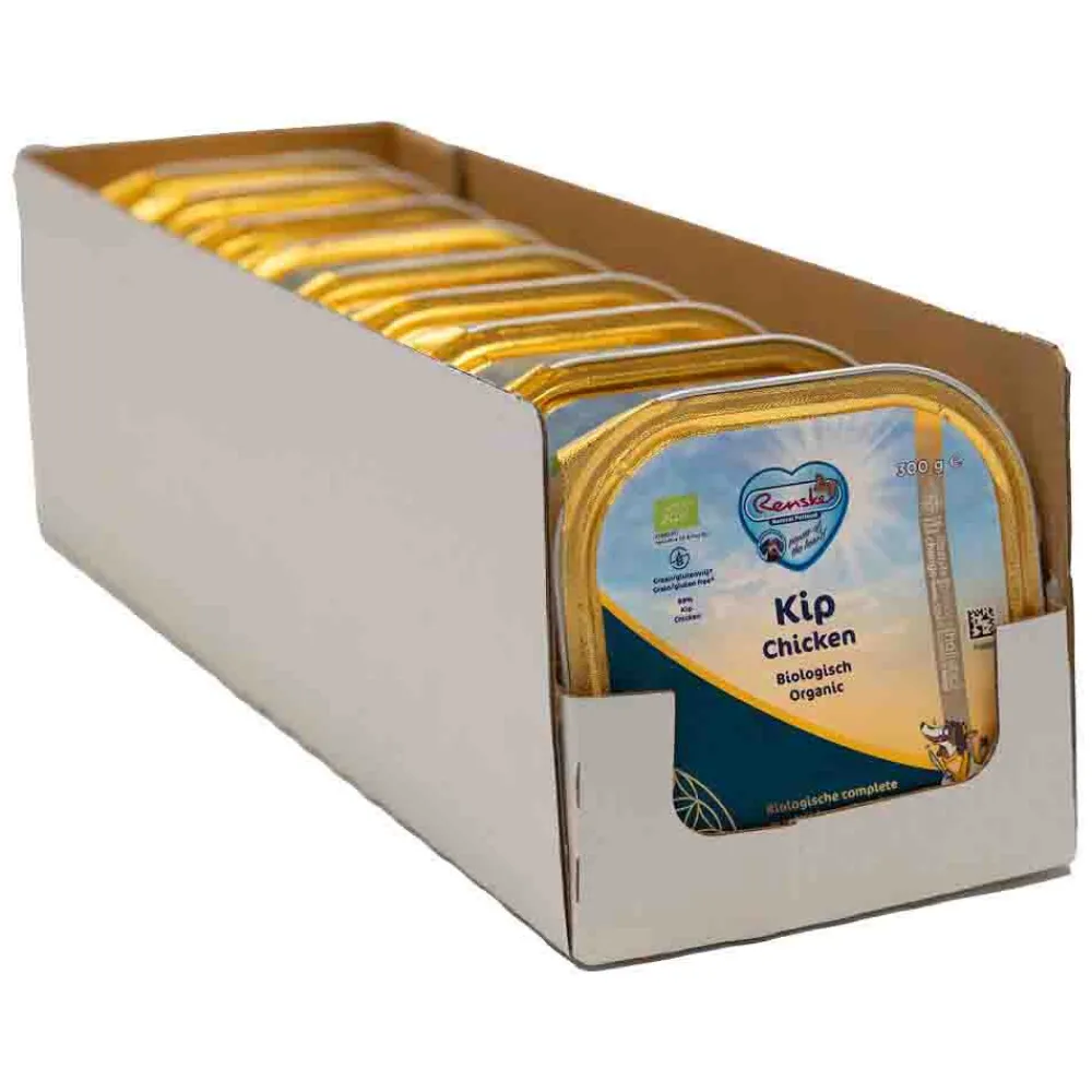 Discount 9x Bio Vers Gestoomd Hondenvoer Nat Kip 300 gr Hondenvoer