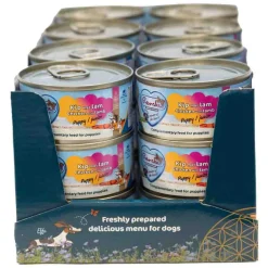 Hondenvoer<Renske 24x Vers Gestoomd Complete Menu Hondenvoer Nat Puppy Kip - Lam 95 gr