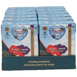 Best 12x Vers Tetra Hondenvoer Nat Rund met Eend 375 gr Hondenvoer