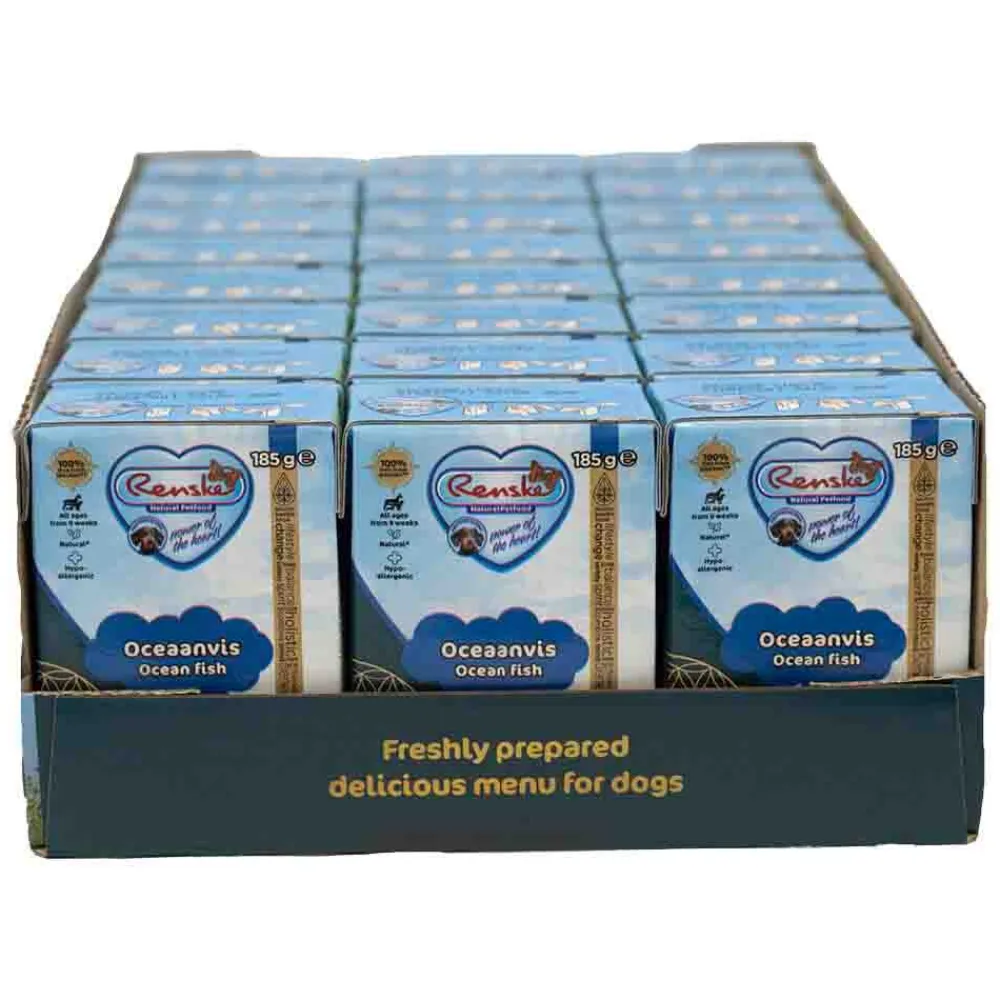 Hondenvoer<Renske 24x Vers Tetra Hondenvoer Nat Oceaanvis 185 gr