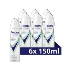 6x Deodorant Spray Advanced Protection Shower Fresh 150 ml^Rexona Clearance