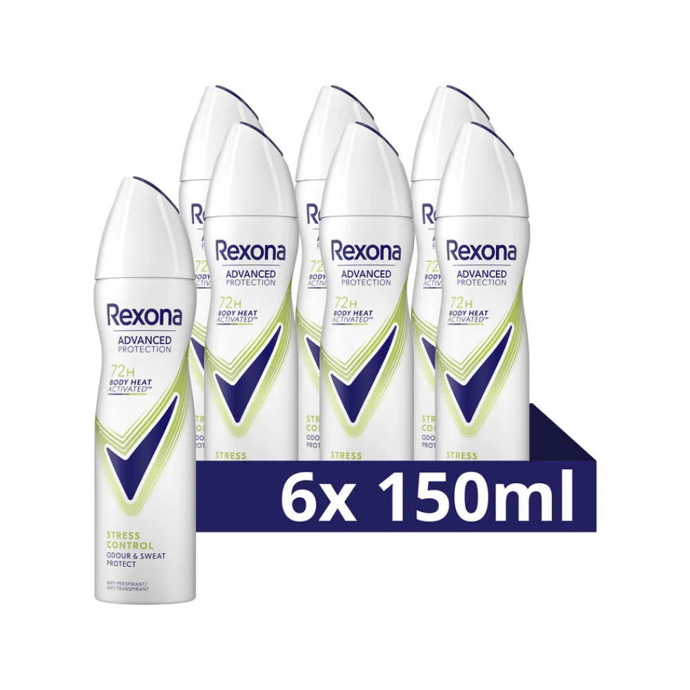 Deodorant<Rexona 6x Deodorant Spray Advanced Protection Stress Control 150 ml