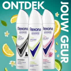 Deodorant<Rexona 6x Deodorant Spray Advanced Protection Stress Control 150 ml