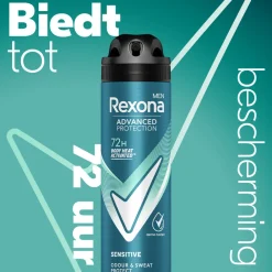 Deodorant<Rexona 6x Men Deodorant Spray Advanced Protection Sensitive 150 ml