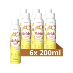 6x Dry Wash Spray Zwitsal 200 ml Wasmiddel