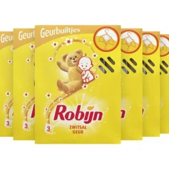 Wasbenodigdheden<Robijn 6x Geurbuiltjes Zwitsal 3 stuks