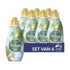 6x Klein & Krachtig Wasmiddel Kokos Sensation 19 Wasbeurten 665 ml Wasmiddel