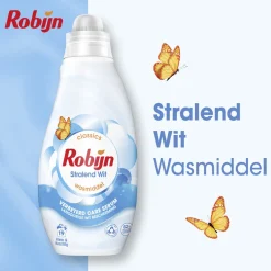 Wasmiddel<Robijn 8x Klein & Krachtig Wasmiddel Stralend Wit 19 Wasbeurten 665 ml