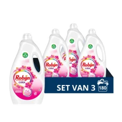 Hot 3x Vloeibaar Wasmiddel Color Pink Sensation 60 Wasbeurten 3 liter Wasmiddel