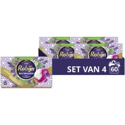 Wasmiddel<Robijn 4x Wascapsules 3-in-1 Spa Sensation 15 stuks
