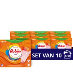 10x Wasmiddeldoekjes Color 16 stuks^Robijn Sale