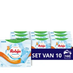 10x Wasmiddeldoekjes Stralend Wit 16 stuks^Robijn Online