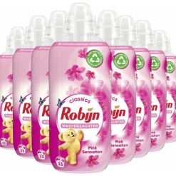 Wasverzachter<Robijn 8x Wasverzachter Pink Sensation 33 Wasbeurten 825 ml