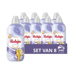8x Wasverzachter Puur & Zacht 55 Wasbeurten 1100 ml^Robijn Sale