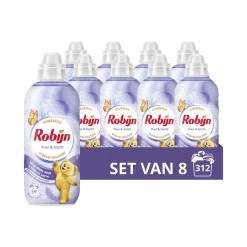 8x Wasverzachter Puur & Zacht 39 Wasbeurten 780 ml^Robijn