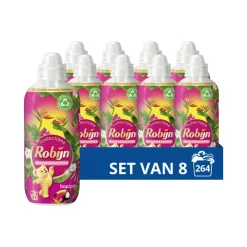 Wasverzachter<Robijn 8x Wasverzachter Tropical 33 Wasbeurten 825 ml