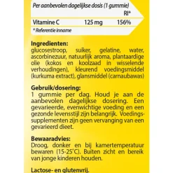 Best 2x Vitamine C 125 mg Gummies 60 stuks Vitaminen