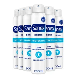 6x Deodorant Spray Dermo Protector 200 ml^Sanex Discount