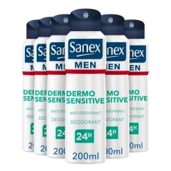 Deodorant<Sanex 6x Deodorant Spray Men Sensitive 200 ml