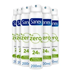 Deodorant<Sanex 6x Deodorant Spray Zero% Normal Skin 200 ml