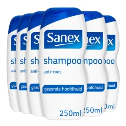 6x Shampoo Anti-Roos 250 ml^Sanex Discount
