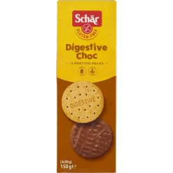 Snacks|Glutenvrij<Schar 6x Digestive Choco 150 gr