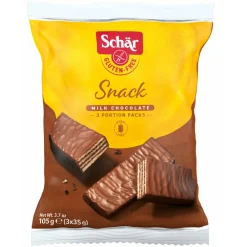 12x Snack Chocoladewafels 105 gr^Schar Best