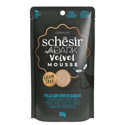 New 12x After Dark Velvet Mousse Kip & Kwartelei 80 gr Kattenvoer
