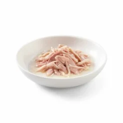 Kattenvoer<Schesir 12x Complete & Balanced Kattenvoer Tonijn en Kip in Boullion 85 gr